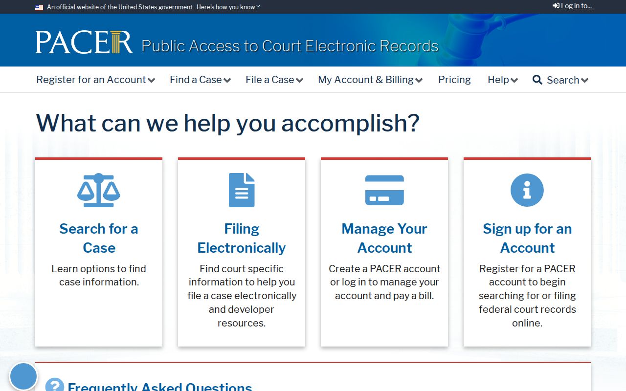 Barbour County criminal court case research through the federal PACER service