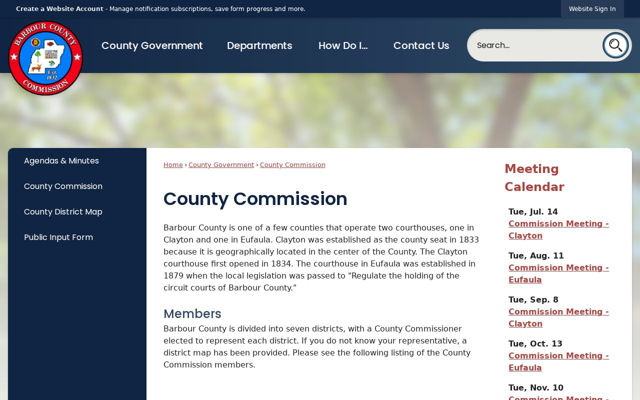 Barbour County criminal record courthouse history